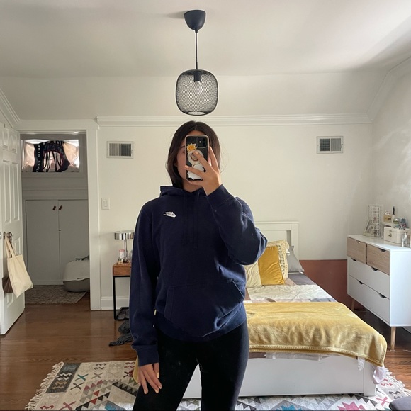 Nike Tops - NIKE navy hoodie